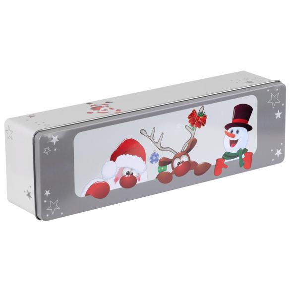 Weihnachst-Keksdose, rechteckig