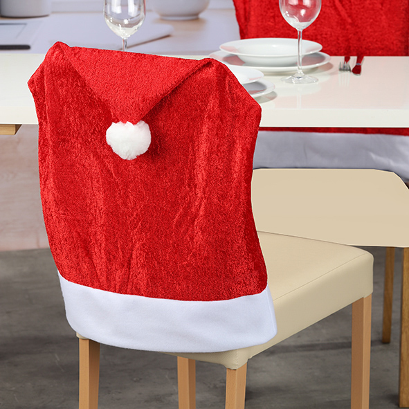 Stuhlhusse Weihnachten aus Samt