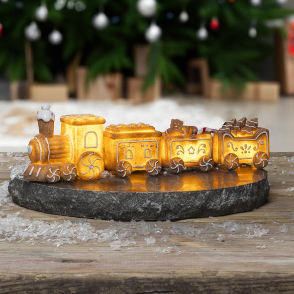 Beleuchteter Lebkuchenzug