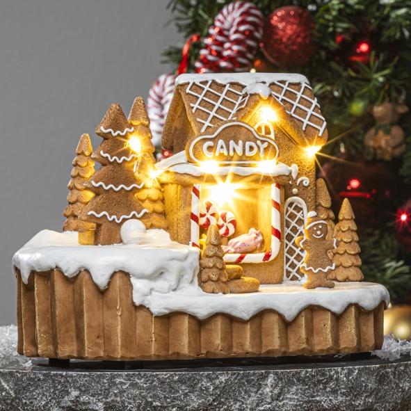 Beleuchtete Lebkuchenstadt