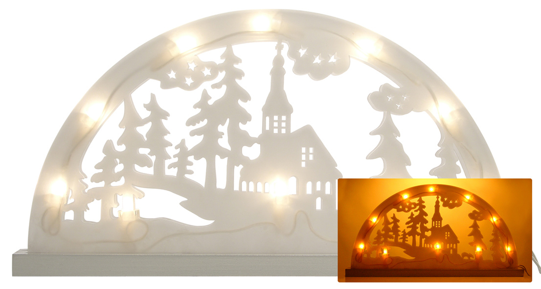 Lichterbogen aus Kunststoff mit