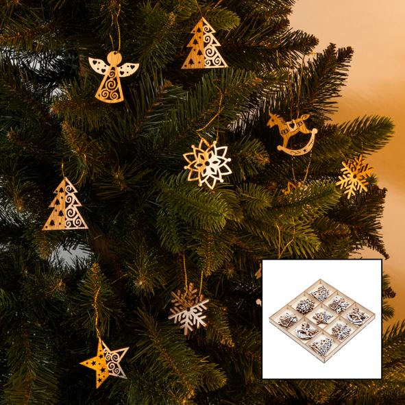 Weihnachtsanhänger Ornament 36er Set