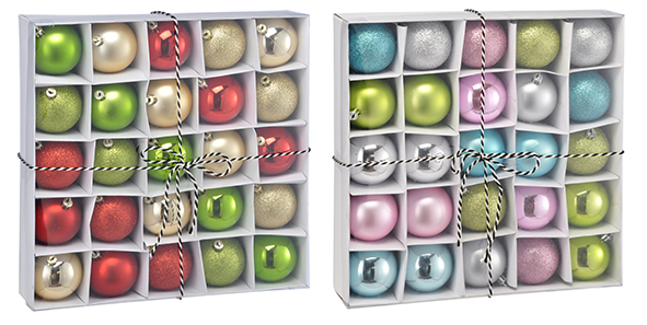 Weihnachtskugeln-Set 25-tlg.