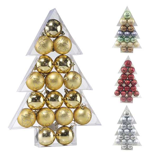 Christbaumkugeln 17er Set
