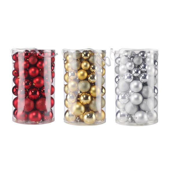 Christbaumkugeln 80er Set