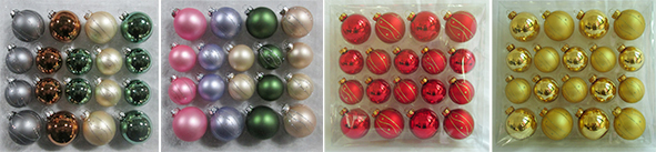 Christbaumkugeln 18er set