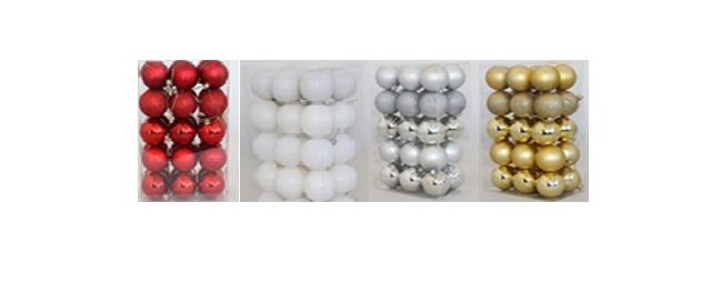 Christbaumkugeln 30er Set