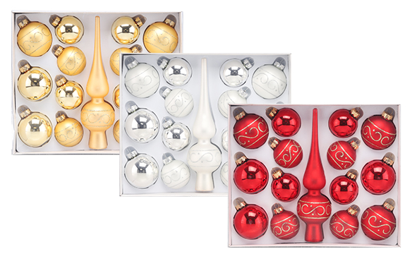 Christbaumkugeln 15er Set