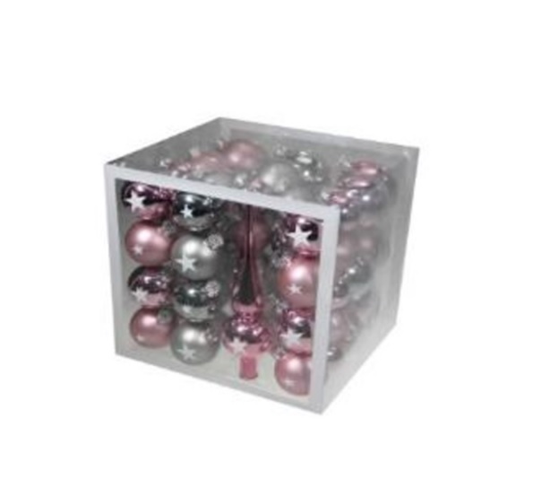 Christbaumkugeln 60er Set