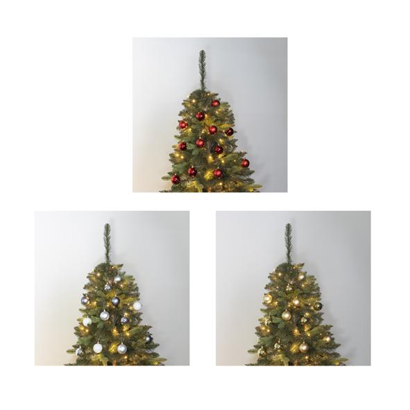 Christbaumkugeln aus Kunststoff 60er Set