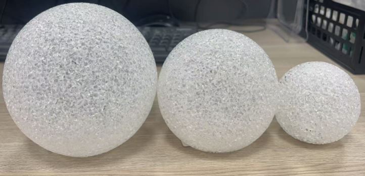 3er Set LED Leuchtkugel aus EVA