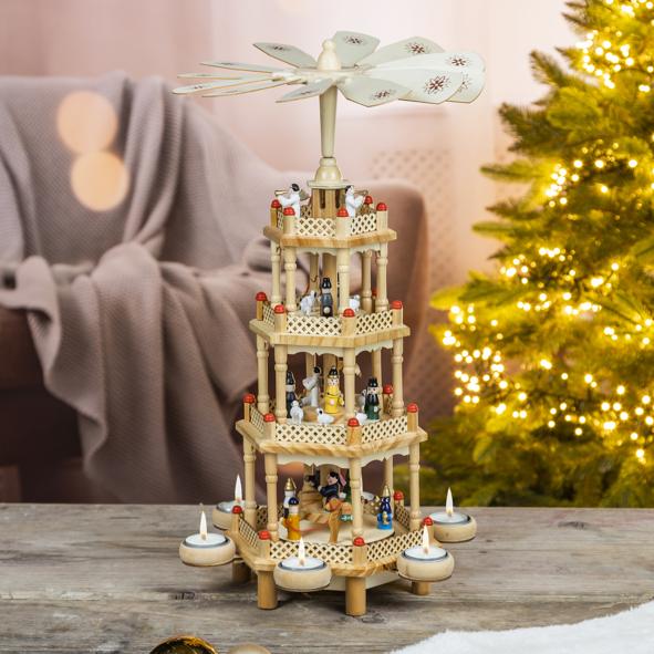Weihnachtspyramide aus Holz