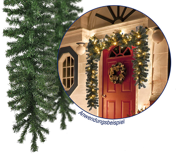 Künstliche Tannengirlande, 270cm,