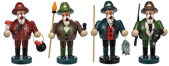 Räuchermännchen aus Holz , in vers.