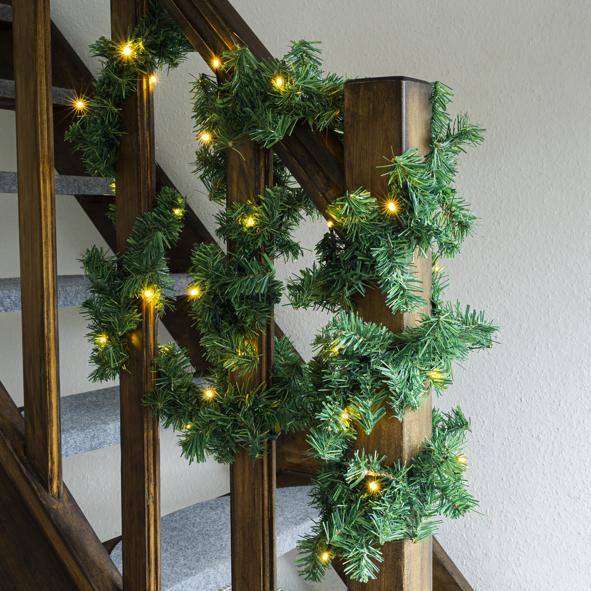 Künstliche Tannengirlande, grün, Länge 270cm