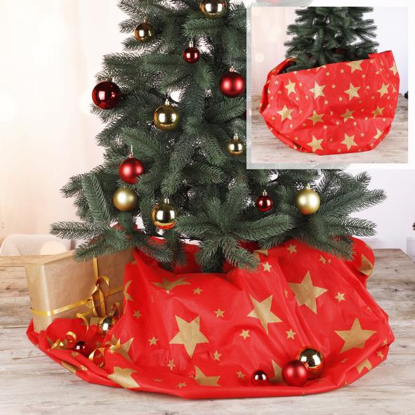 2in1 Weihnachtsbaumdecke und Entsorgungstüte