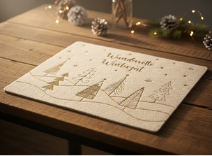 Tischset im Weihnachtsdesign