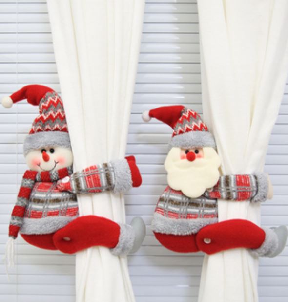 Weihnachtswichtel für Gardinen ca. 45 cm