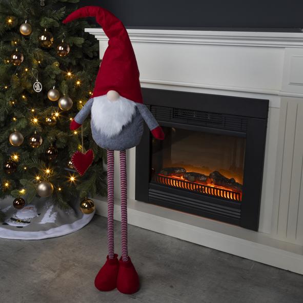 Weihnachtswichtel mit Teleskopbeinen