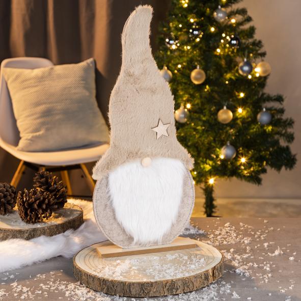 Wichtel aus Holz und Filz