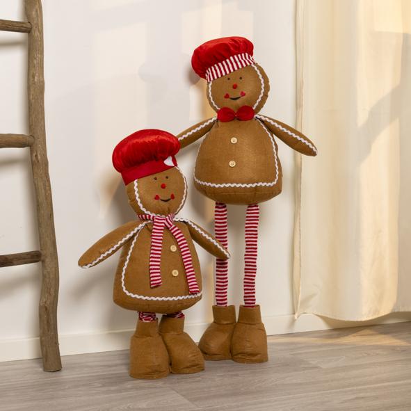 Lebkuchenfiguren mit Teleskopbeinen