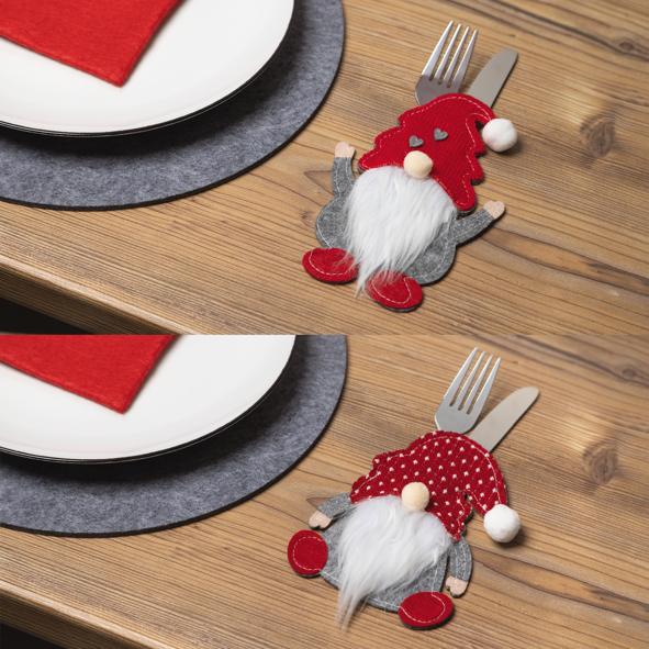 Bestecktasche im Wichteldesign