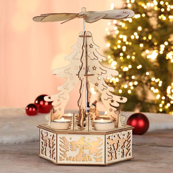 Weihnachtspyramide aus Holz