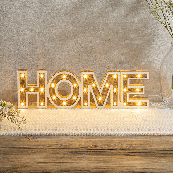 LED-Deko "Home"