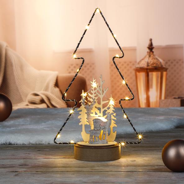 LED Metall Tannenbaum