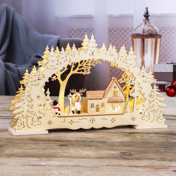 Lichterbogen mit 20 warm weißen LEDs