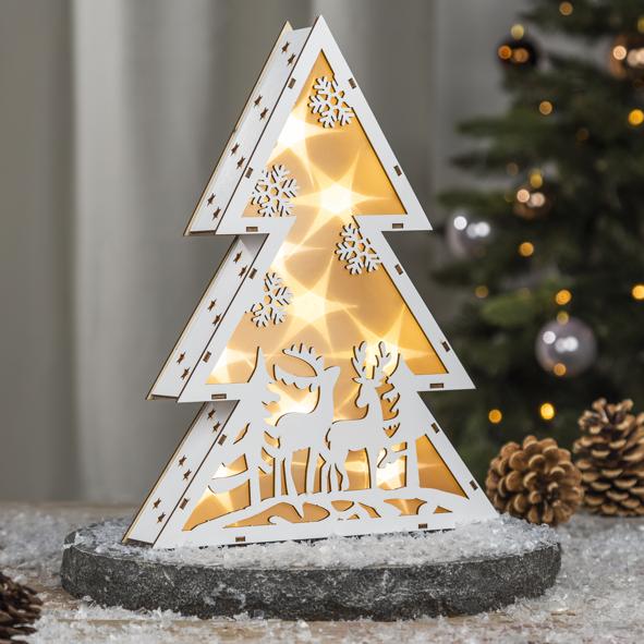 LED Holz Weihnachtsbaum