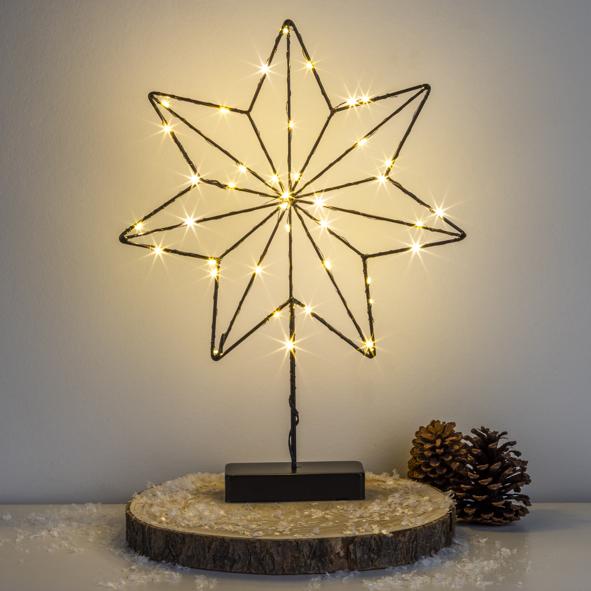 LED Stern aus Metall