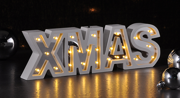 Deko-Schriftzug "XMAS"