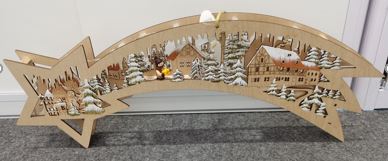 Lichterbogen im Sternschnuppen-Design