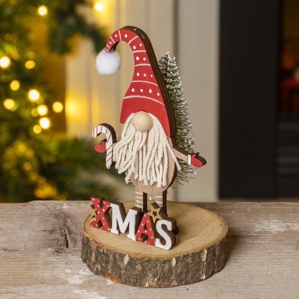 Weihnachtswichtel aus Holz