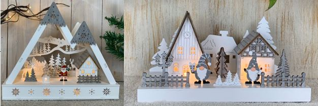 LED Weihnachtsstadt, 2-fach sortiert