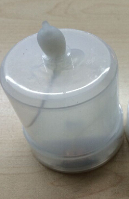 Inneres Bauteil zu LED Echtwachskerzen