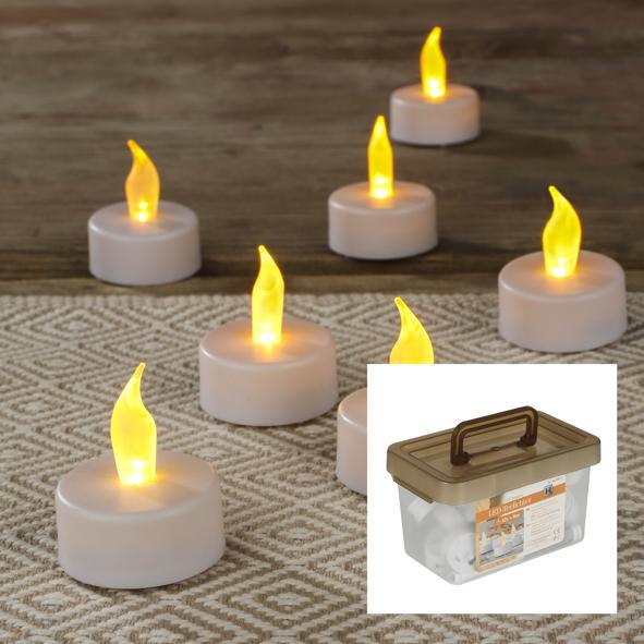 24er Set LED-Teelichte