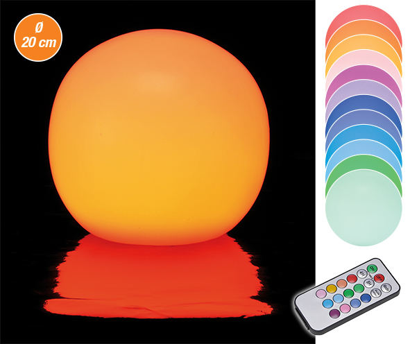 LED Echtwachs-Kugelleuchte