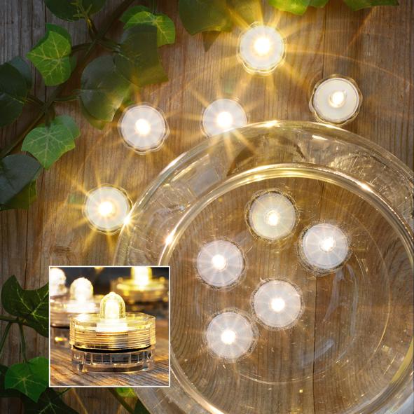 12er Set LED-Teelichte