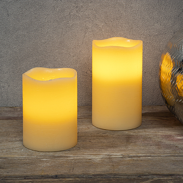 Flammenlose LED Kerzen, 2er Set