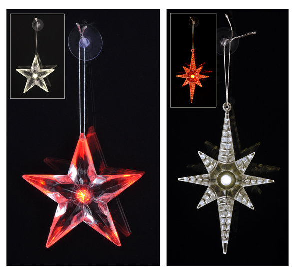 LED Stern - 2 Designs, sortiert