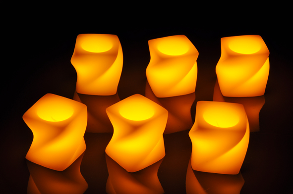 Flammenlose LED Kerzen, 6er Set