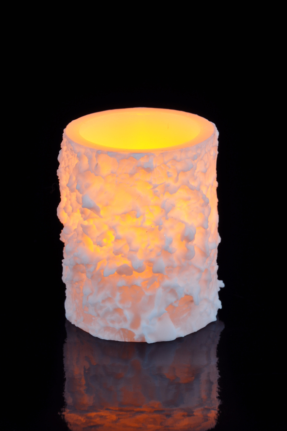 Flammenlose LED Kerze 8x10cm
