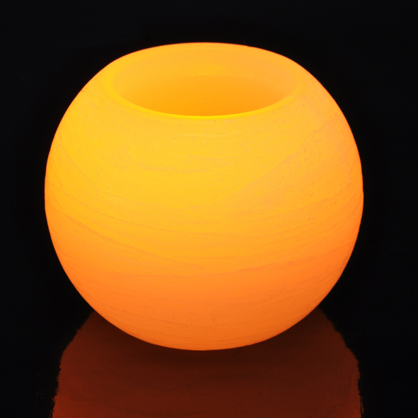 Flammenlose LED Kerze "Kugel"