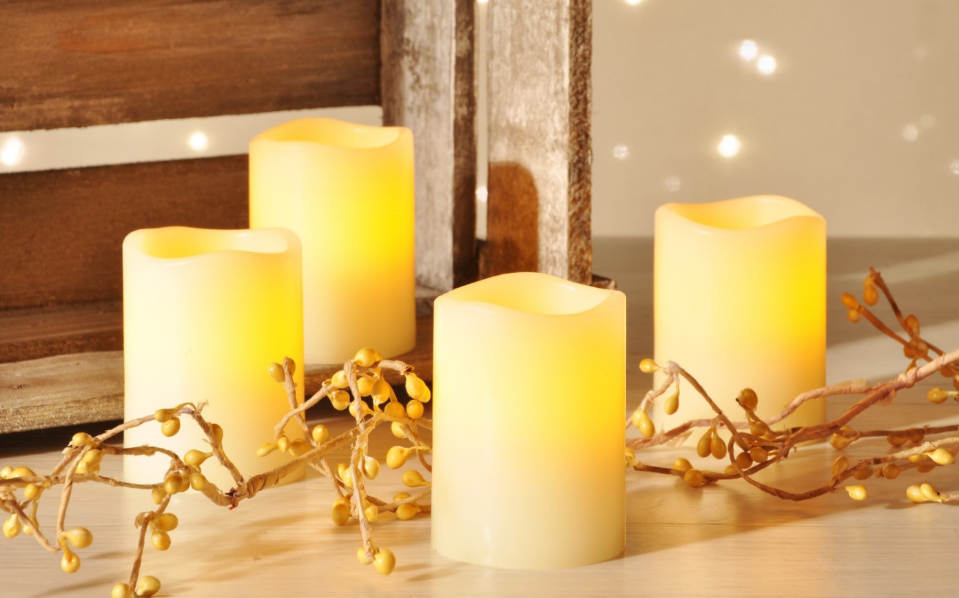 Flammenlose LED Kerze