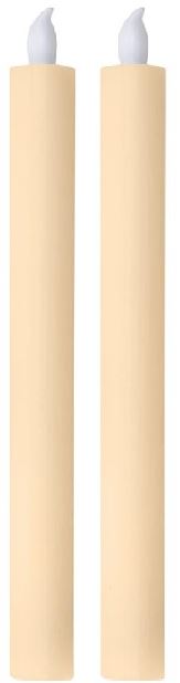 Stabkerzen 2er Set mit LED Flamme