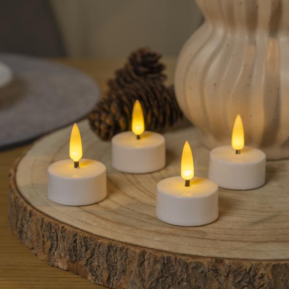 LED Teelichter im 4er-Set