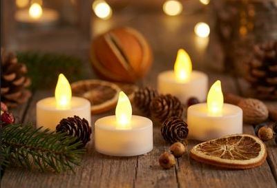 LED-Teelichter, 4er Set