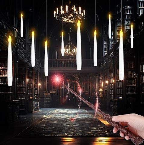 10er Set schwebende Kerzen